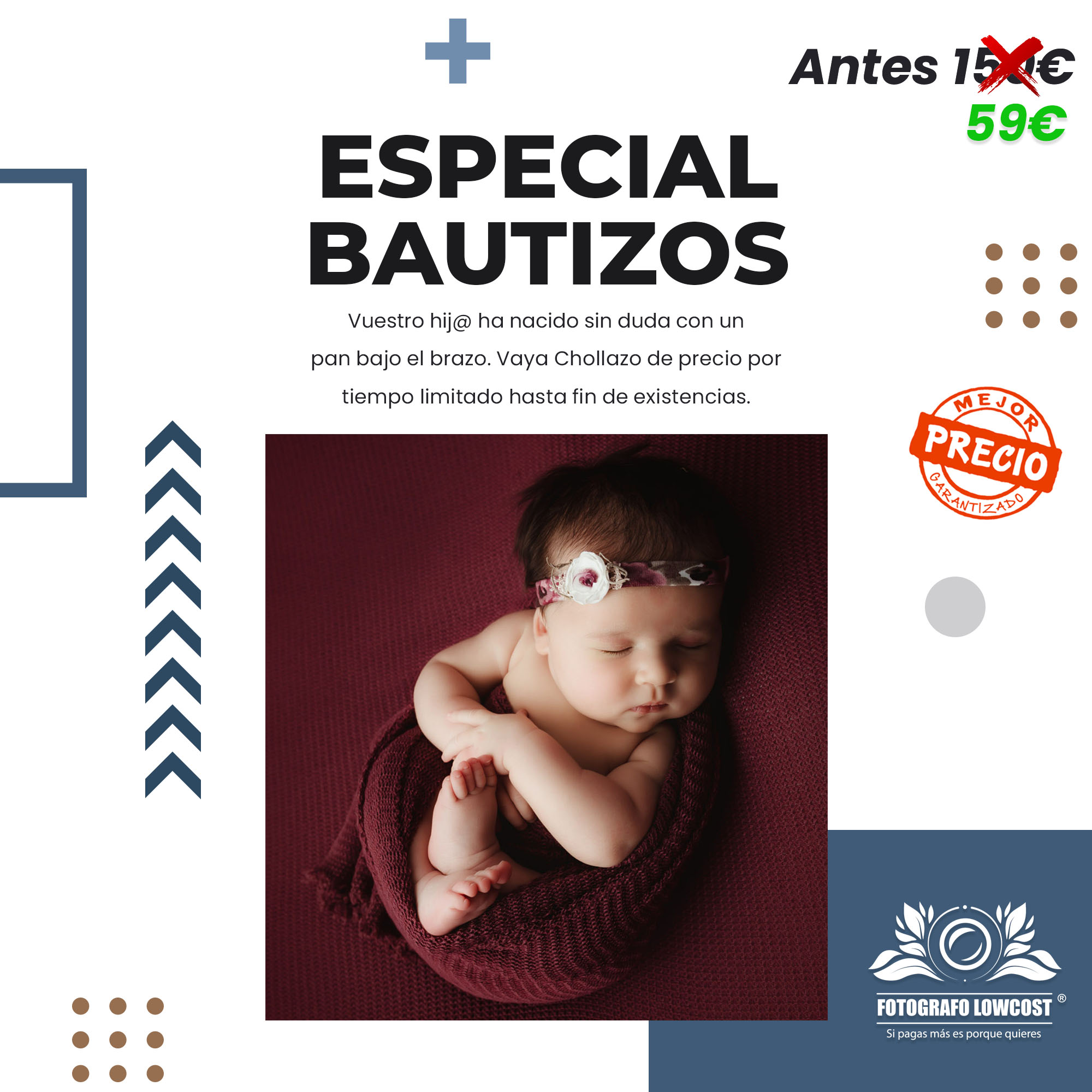 fotografo en bautizos Talavera de la Real 