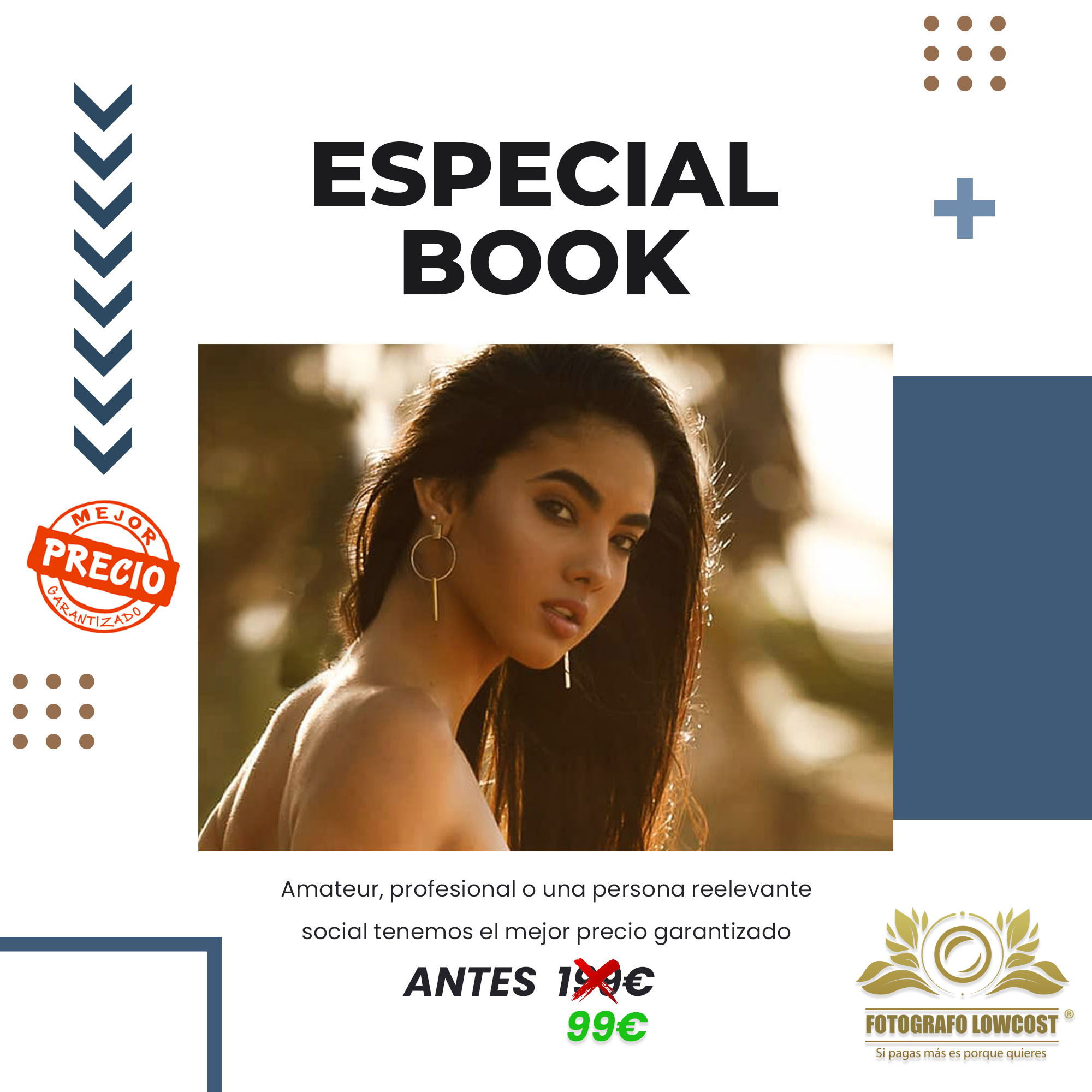 fotografo en book de fotos para amateur o modelos profesionales La Codosera 