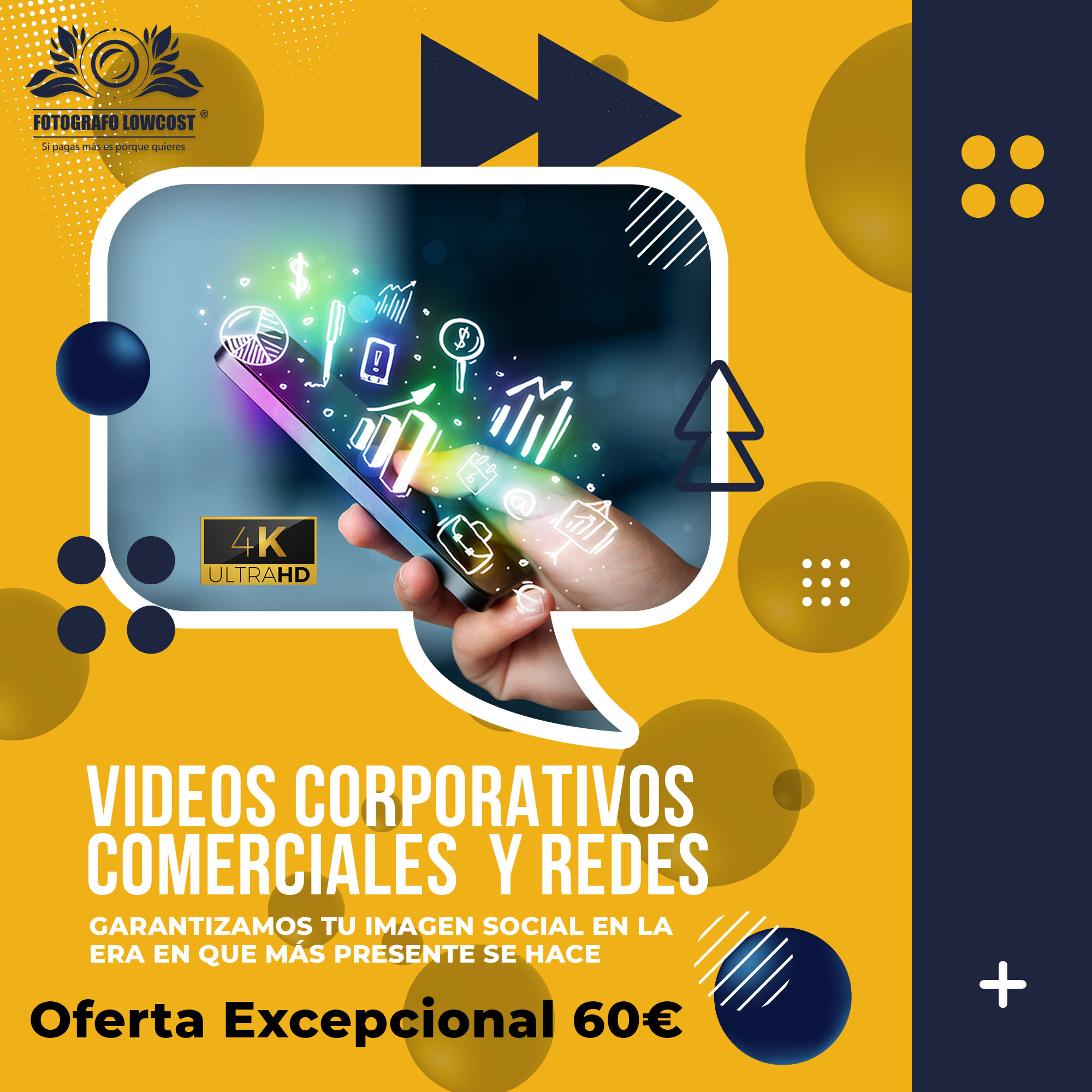 fotografo en videos para empresas Low Cost Talavera de la Real 
